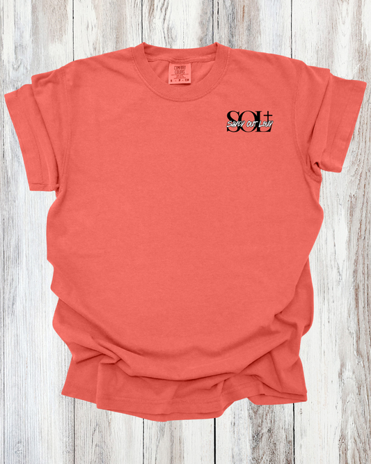 Saved Out Loud Christian Branded Unisex Statement T-shirt- Live Like Charlie Love Like Jesus, Christian Faith Activist