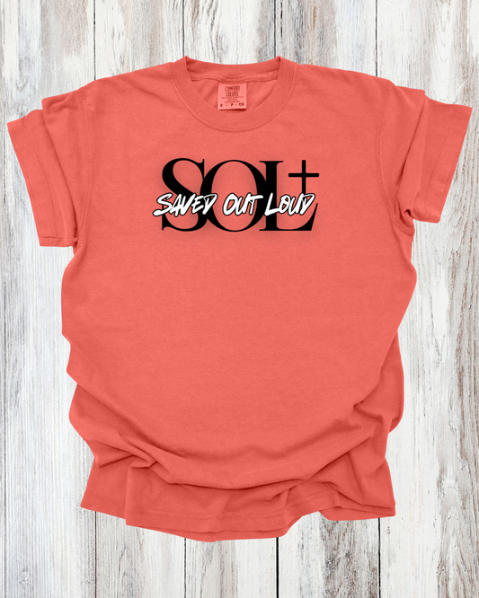 Saved Out Loud Christian Branded Unisex Statement T-shirt- Let Me Tell You About My Jesus