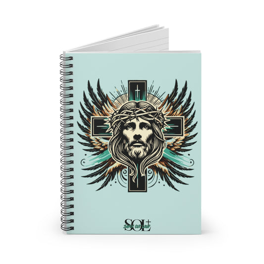 Saved Out Loud Christian Branded Inspirational Notebook- Glory to God, Jesus' Sacrifice