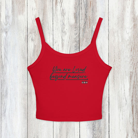 Saved Out Loud Christian Branded Tank Top- You Are Loved Beyond Measure, Ephesians