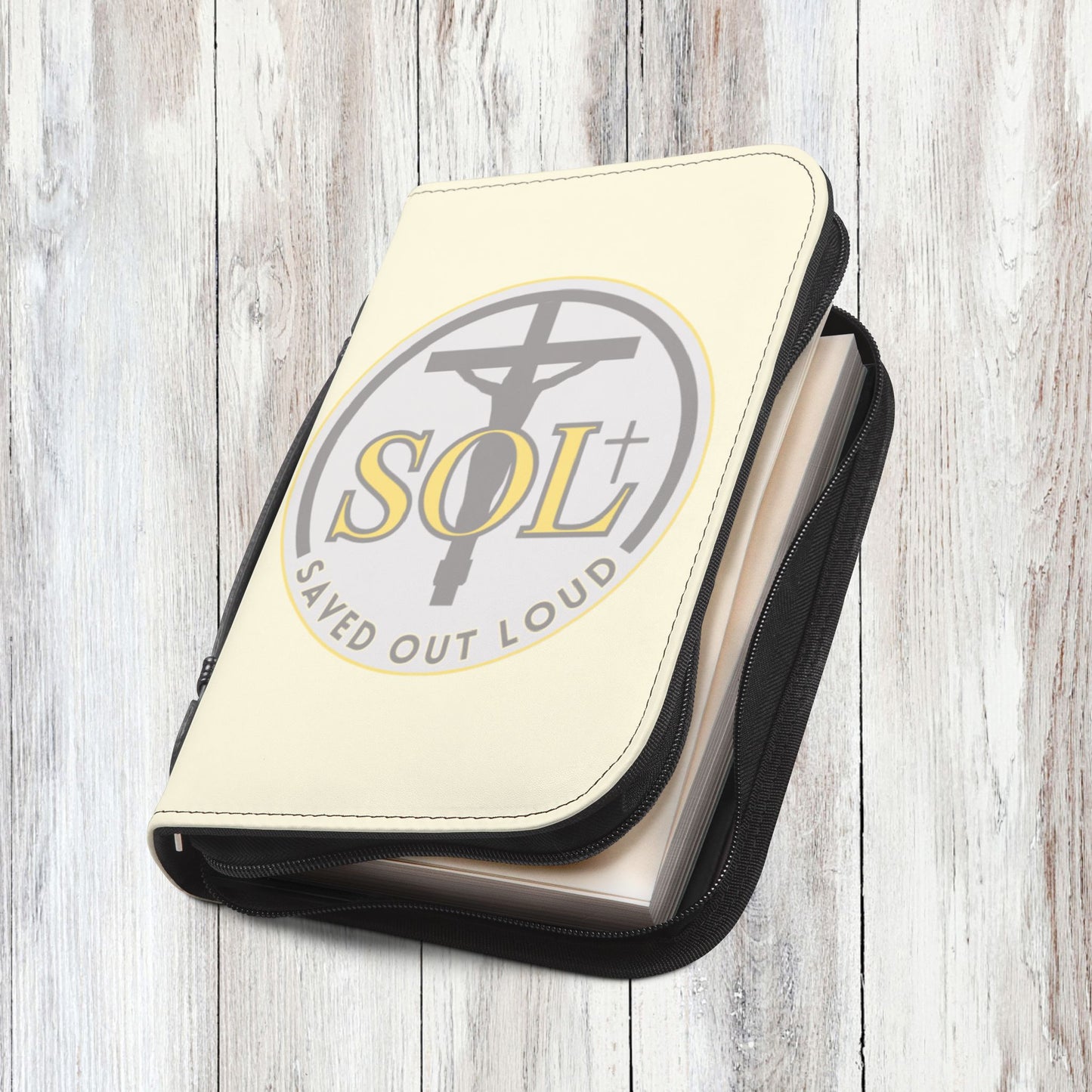 Saved Out Loud Christian Branded Bible Cover- Original Design