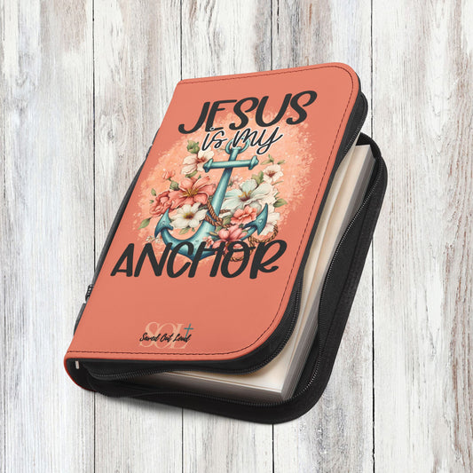 Saved Out Loud Christian Branded Bible Cover- Jesus is my Anchor, Hebrews