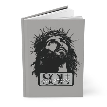 Saved Out Loud Christian Branded Inspirational Hardcover Notebook- Crown of Thorns Jesus