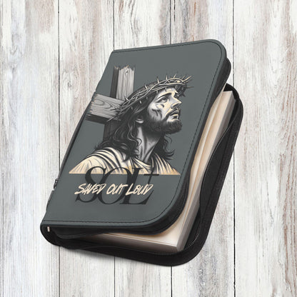 Saved Out Loud Christian Branded Bible Cover- Jesus' Sacrifice