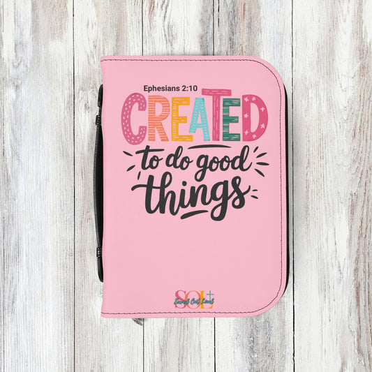 Saved Out Loud Christian Branded Bible Cover- Created to do Good Things, Ephesians