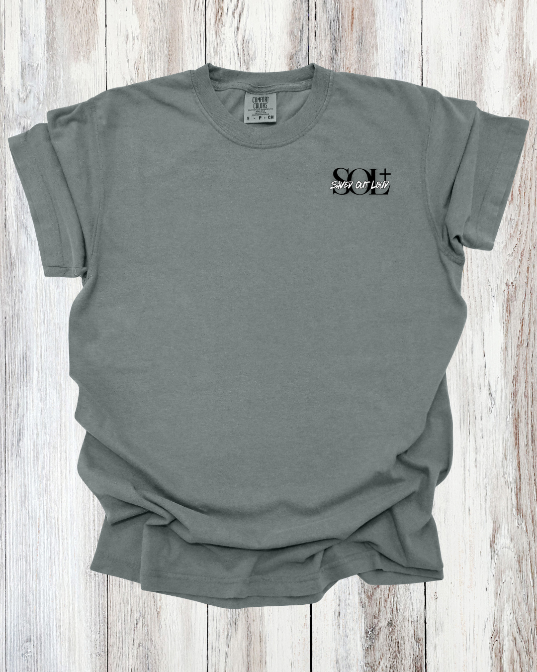 Saved Out Loud Christian Branded Unisex Statement T-shirt- Faith Can Move Mountains