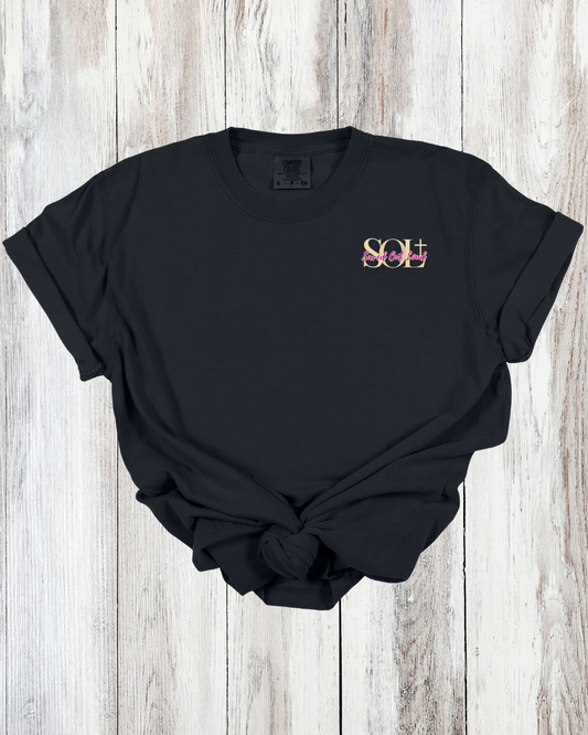 Saved Out Loud Christian Branded Unisex Statement T-shirt- Faith Over Fear, Leopard