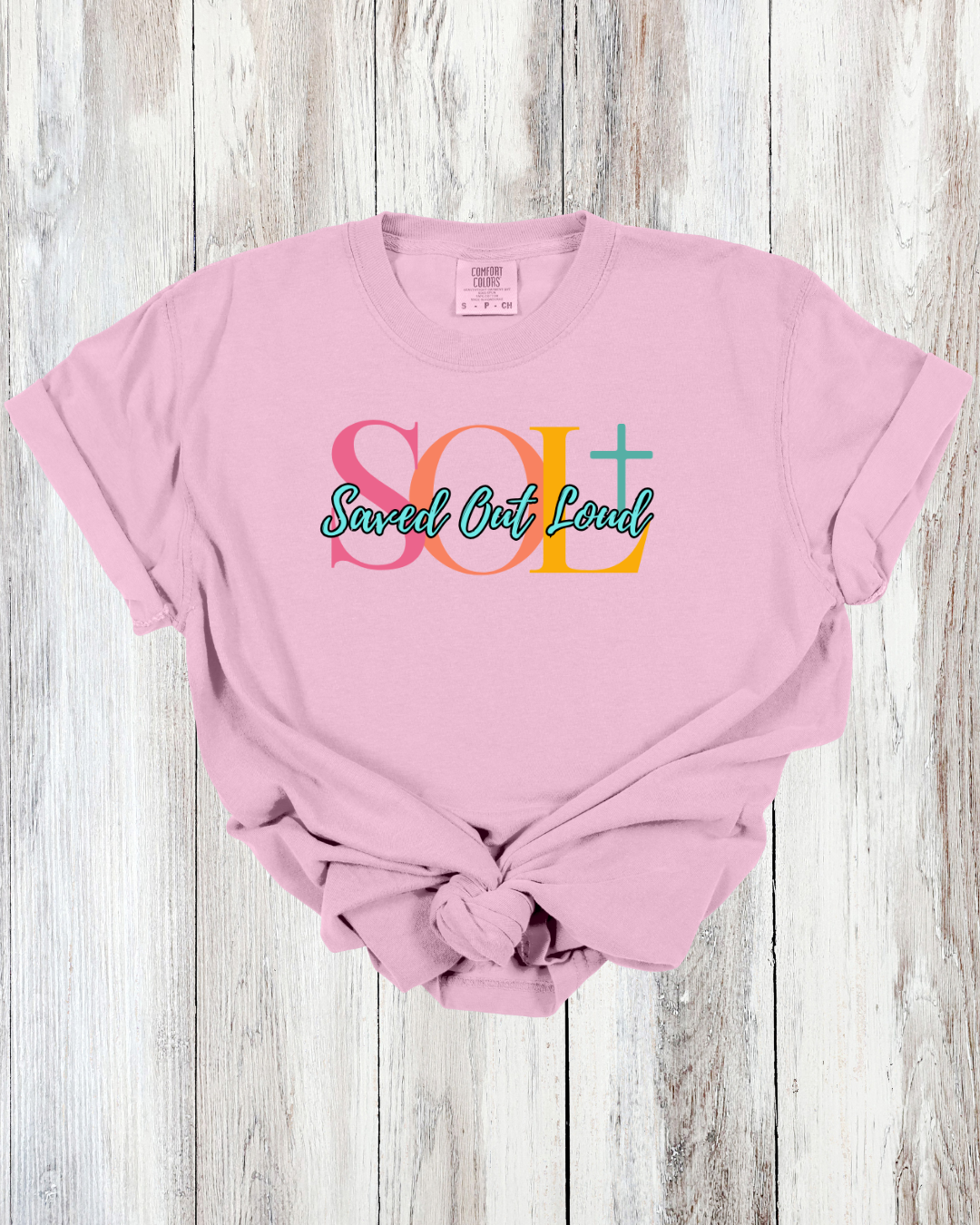 Saved Out Loud Christian Branded Unisex Statement T-shirt- Created to do Good Things, Ephesians
