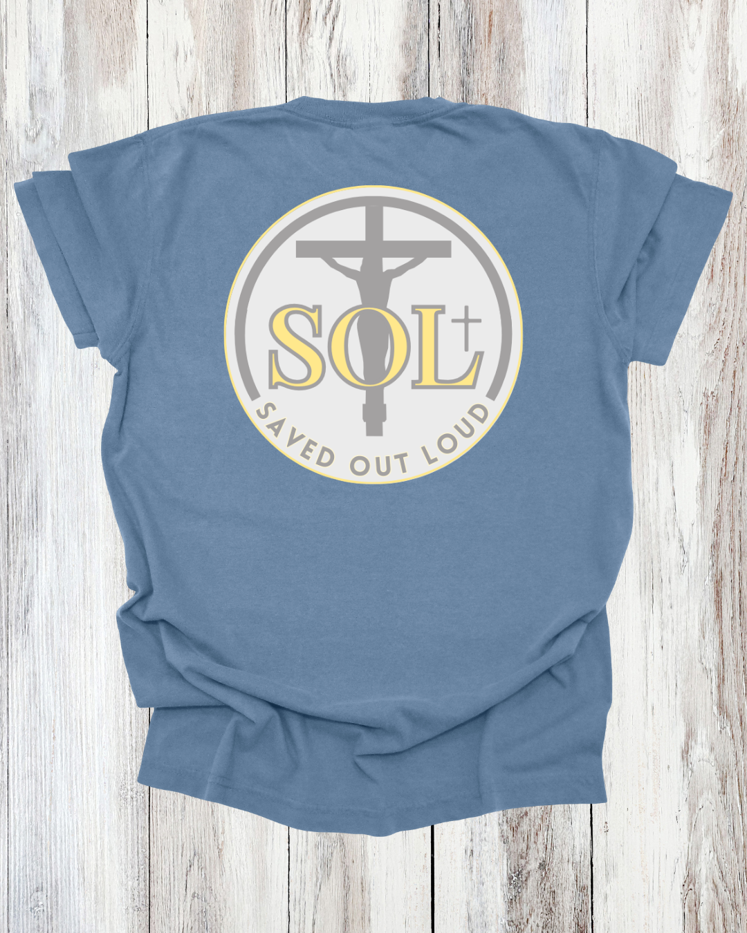 Saved Out Loud Christian Branded Unisex Statement T-shirt- Original Design