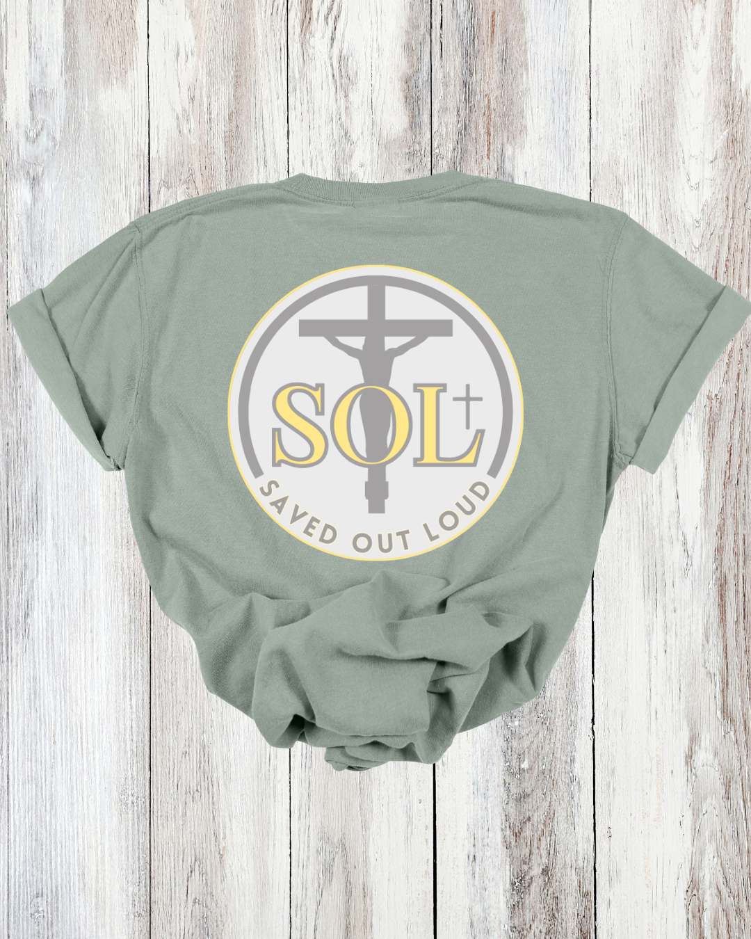 Saved Out Loud Christian Branded Unisex Statement T-shirt- Original Design