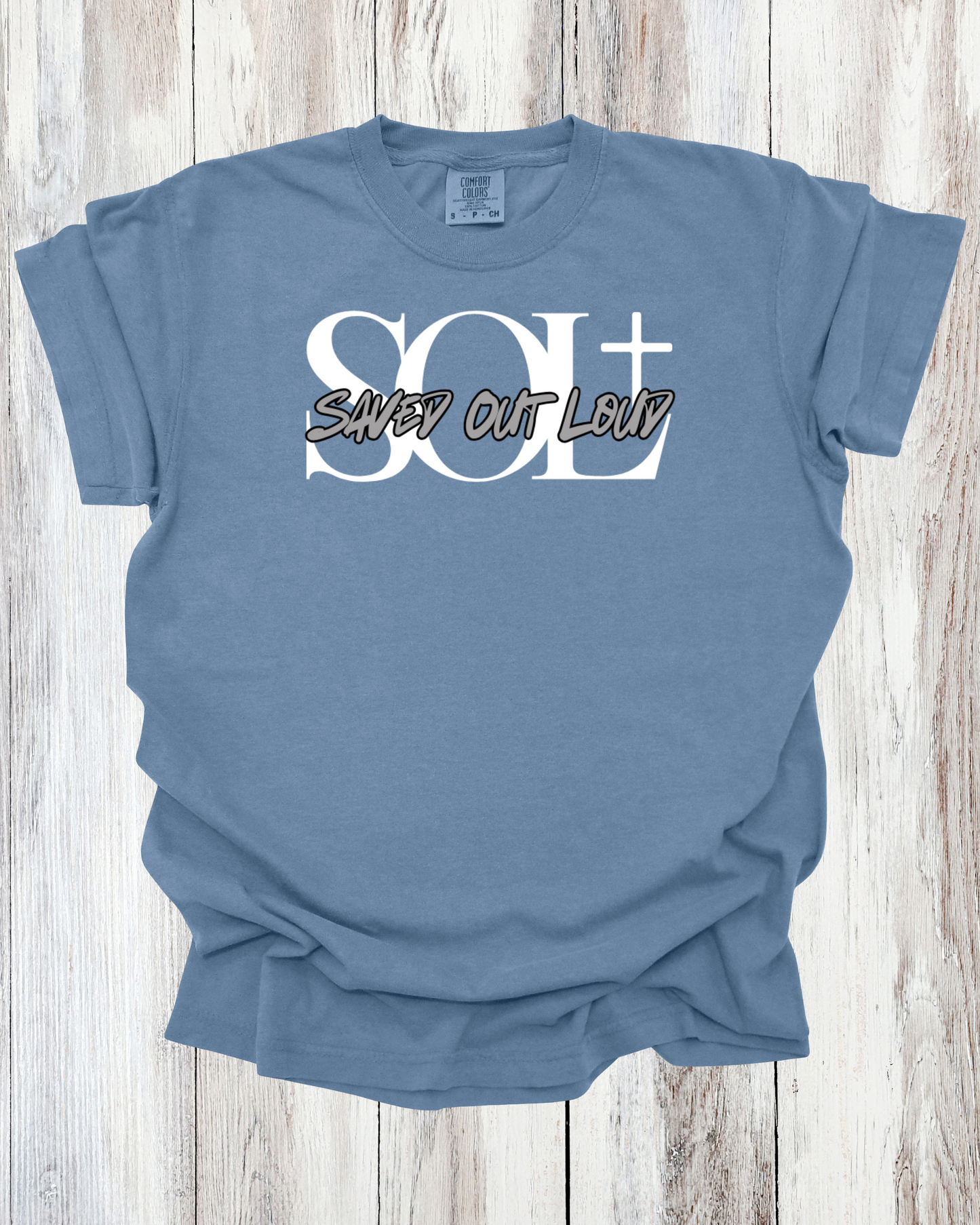 Saved Out Loud Christian Branded Unisex Statement T-shirt- Jesus The Way The Truth The Life, John