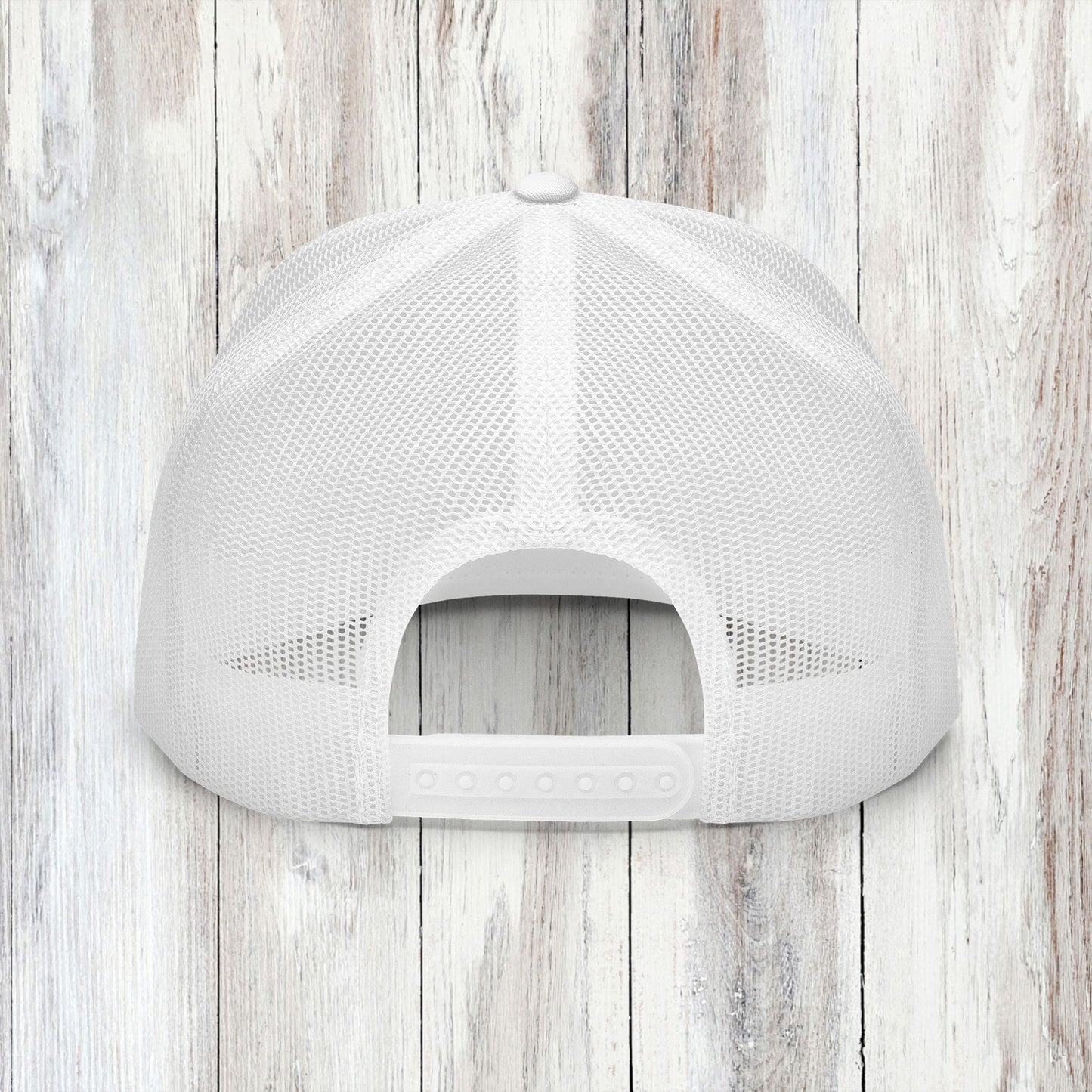 Saved Out Loud Christian Branded 5 Panel Trucker Cap with Embroidery- American Flag