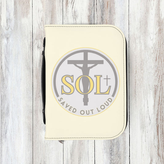 Saved Out Loud Christian Branded Bible Cover- Original Design