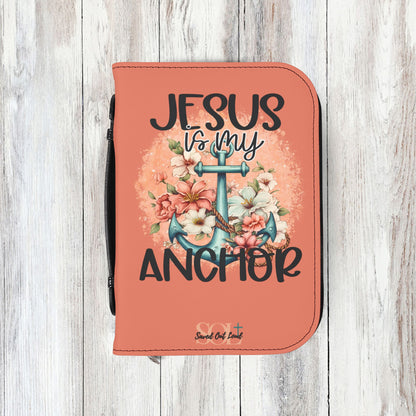Saved Out Loud Christian Branded Bible Cover- Jesus is my Anchor, Hebrews