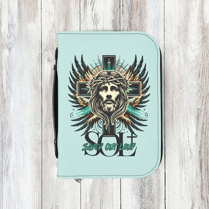 Saved Out Loud Christian Branded Bible Cover- Glory to God, Jesus' Sacrifice