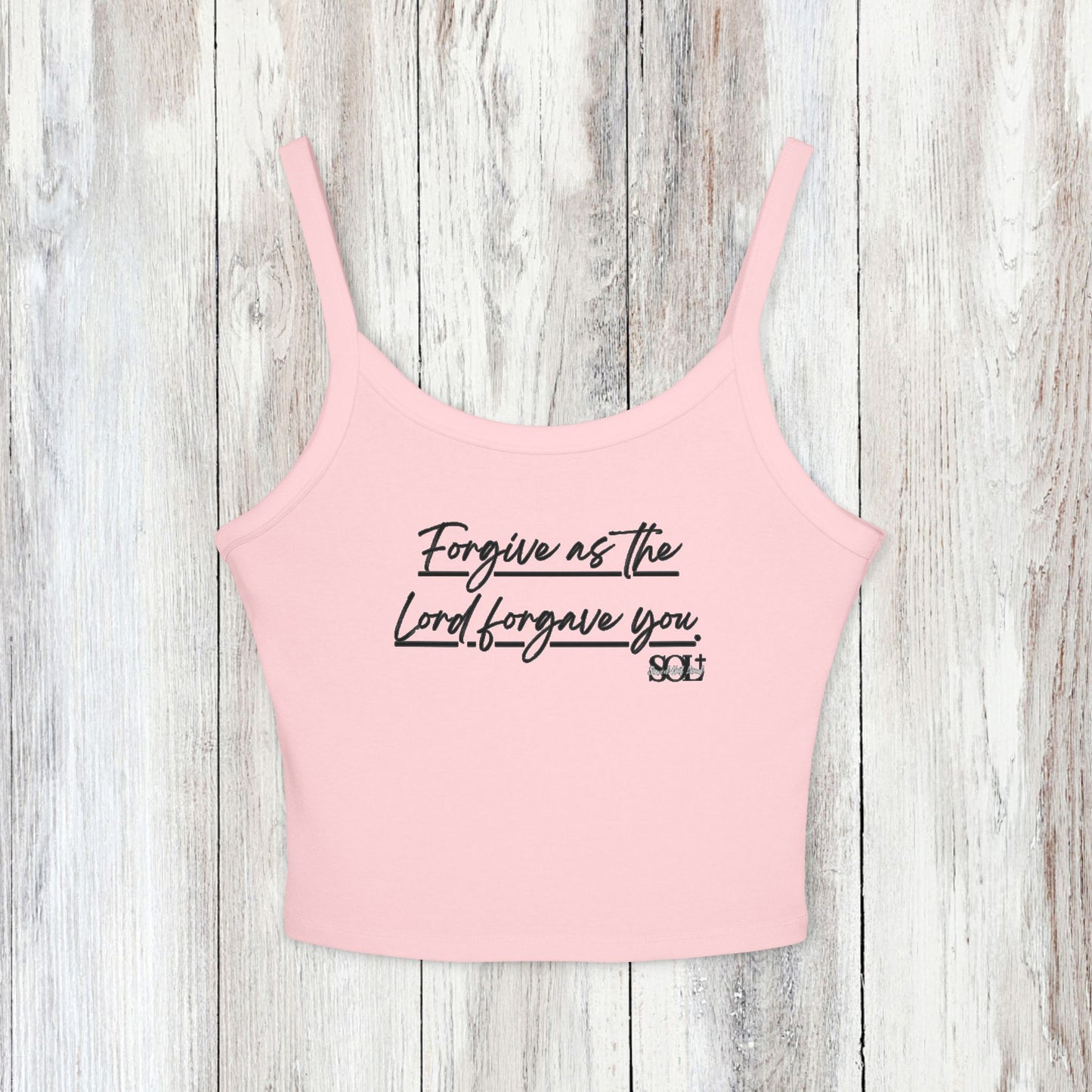 Saved Out Loud Christian Branded Tank Top- Forgive as the Lord Forgave You, Colossians