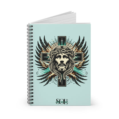 Saved Out Loud Christian Branded Inspirational Notebook- Glory to God, Jesus' Sacrifice