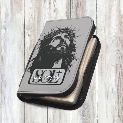 Saved Out Loud Christian Branded Bible Cover- Crown of Thorns Jesus